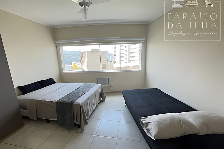 Apartamento Sobre o Mar, Completo, AR e Internet