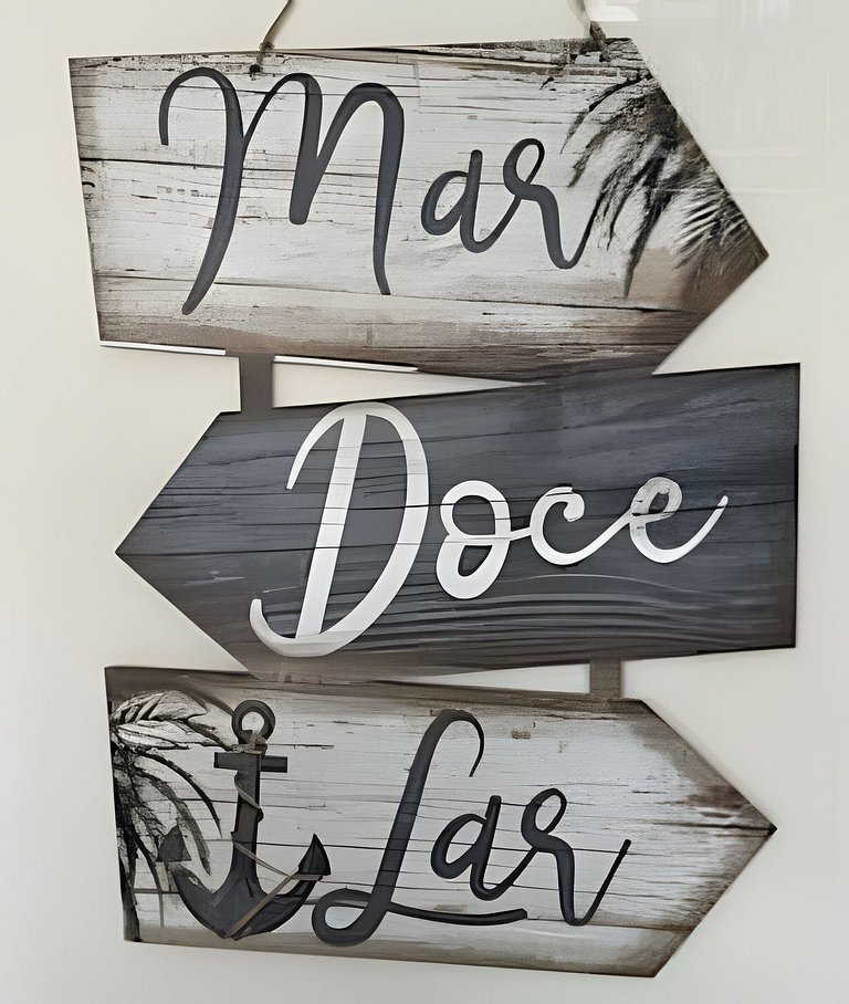 Apartamento Sobre o Mar, Completo, AR e Internet