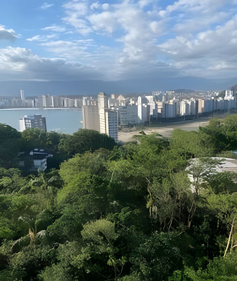 Apto 1 quarto 1vg, paraíso vista panorâmica ao mar