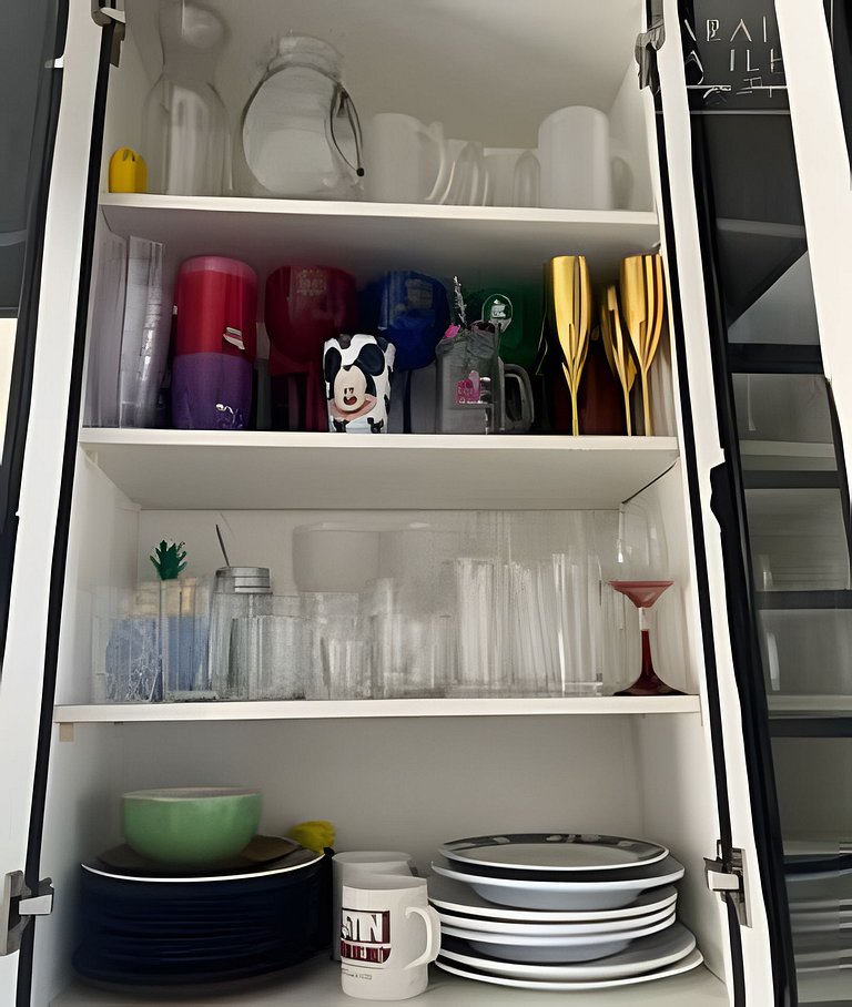 Apto 1 quarto, Ar Cond, Vaga e Vista Panorâmica