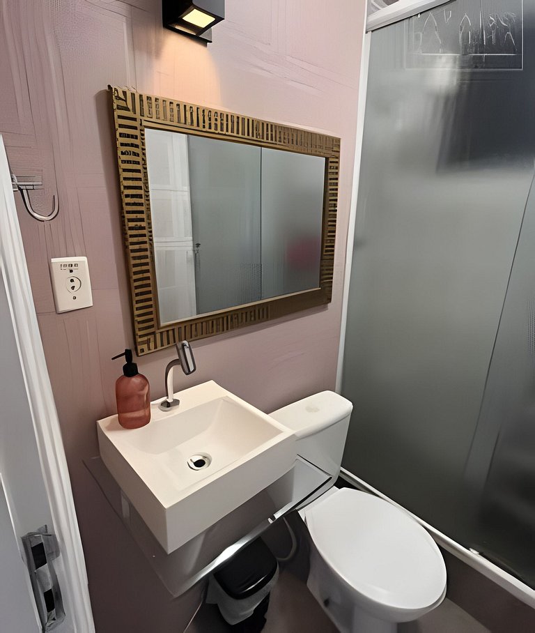 Apartamento Pedacinho do Céu: Ar, Internet, VISTA!