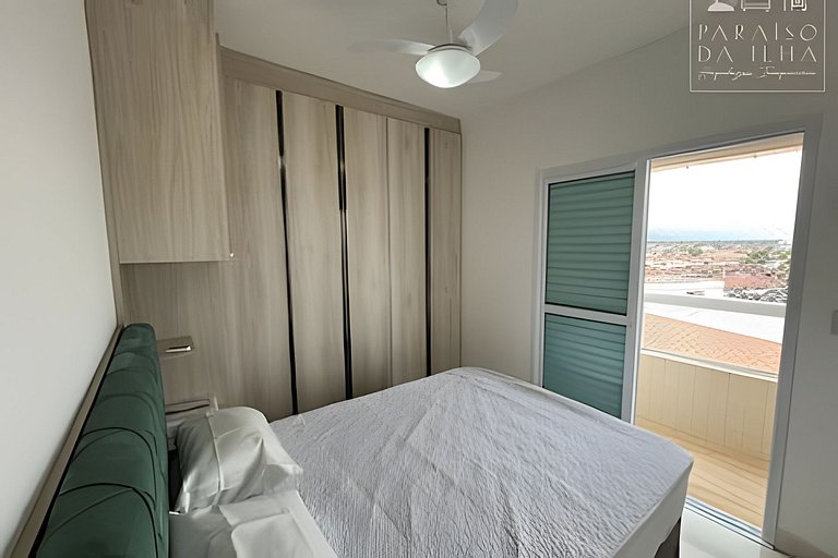 Apartamento Varanda e Churrasqueira Pé na Areia PG