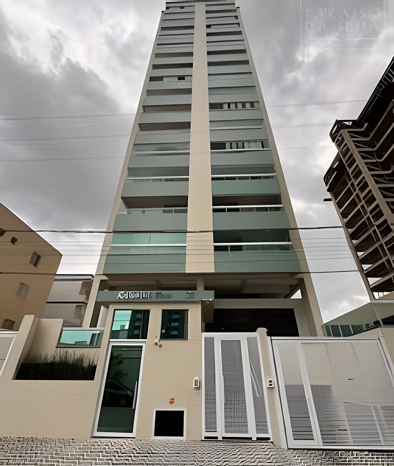 Apartamento Varanda e Churrasqueira Pé na Areia PG