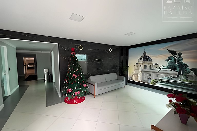 Apartamento Varanda e Churrasqueira Pé na Areia PG