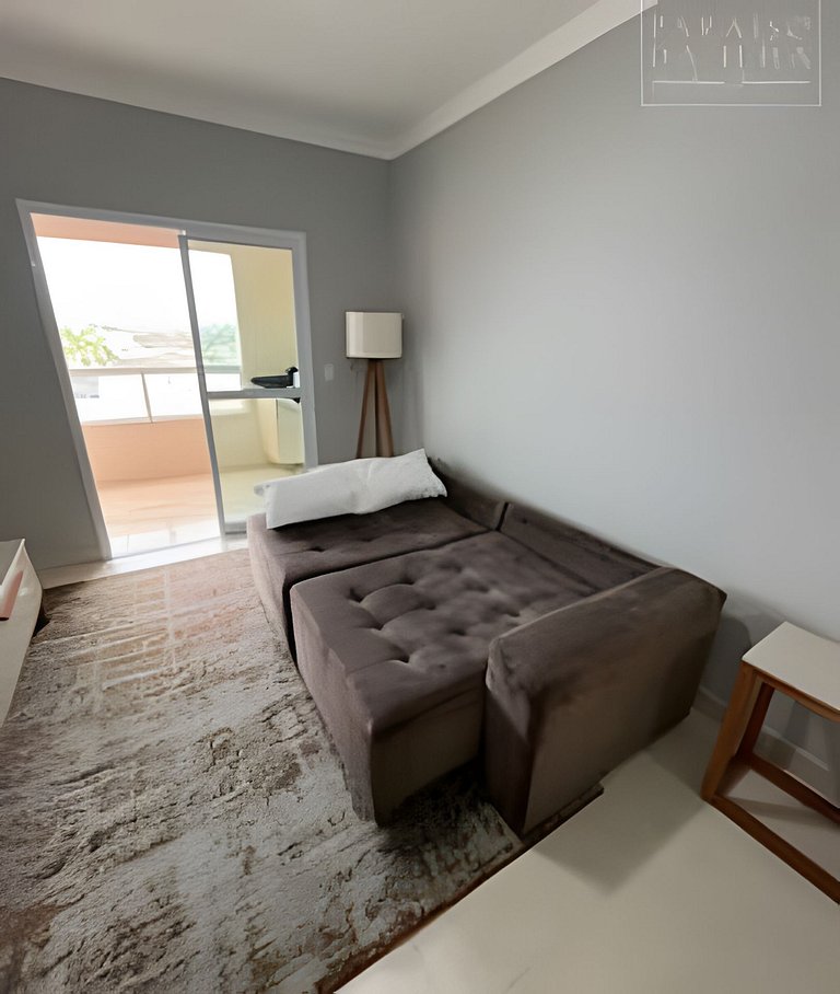 Apartamento Varanda e Churrasqueira Pé na Areia PG