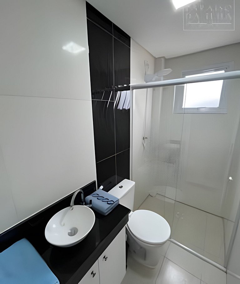 Apartamento Varanda e Churrasqueira Pé na Areia PG