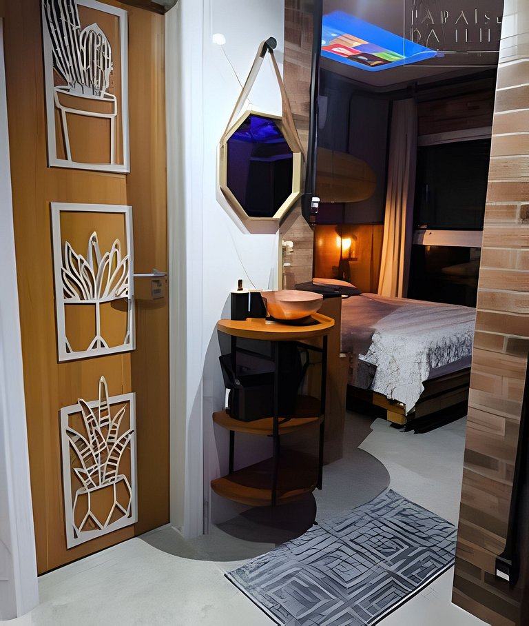 Apartamento Chalé da Ilha - Ar Cond e Super VISTA