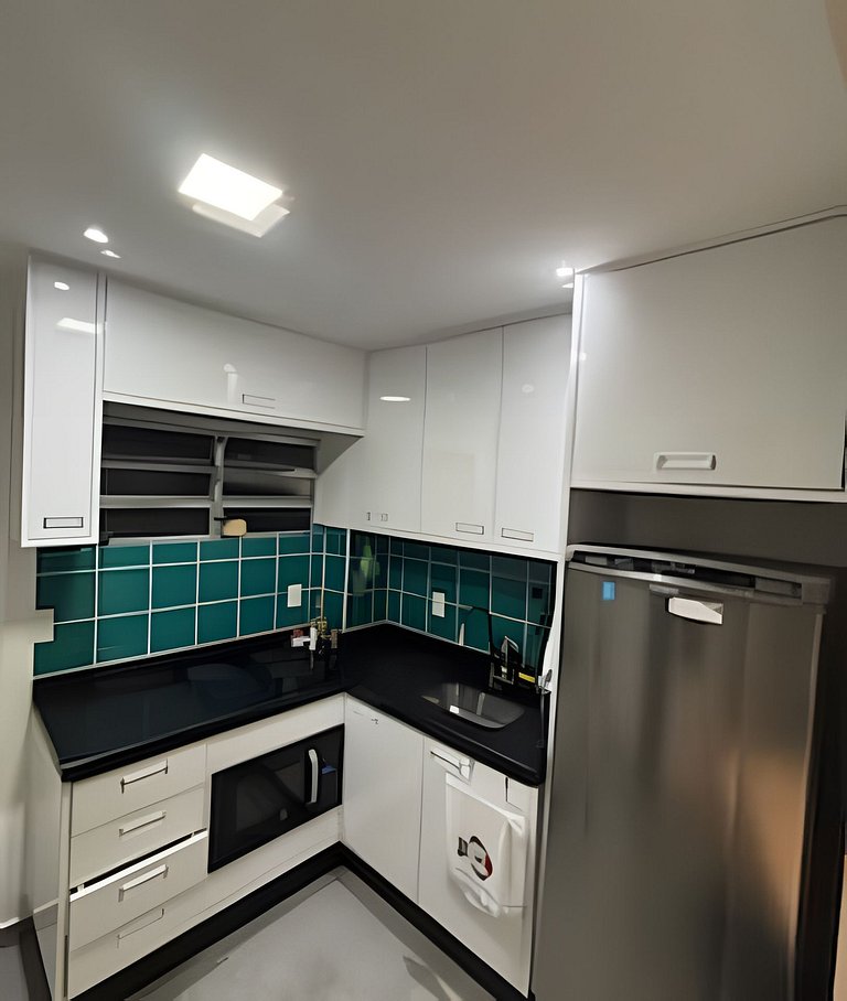 Loft Vista Impressionante, Ar Cond e Vaga Garagem
