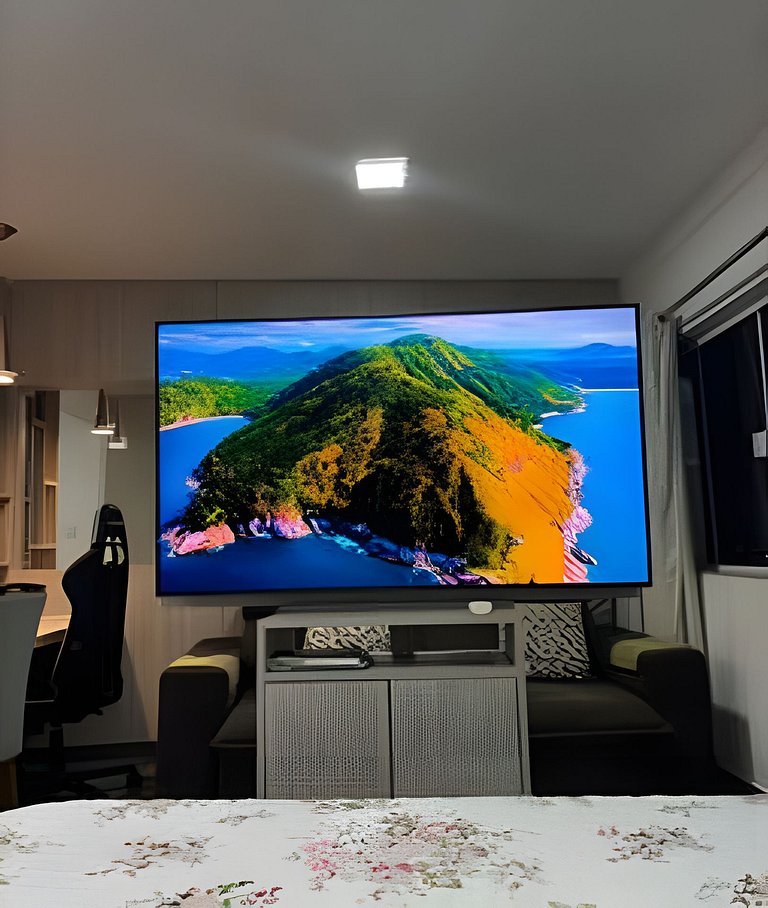 Loft Vista Impressionante, Ar Cond e Vaga Garagem