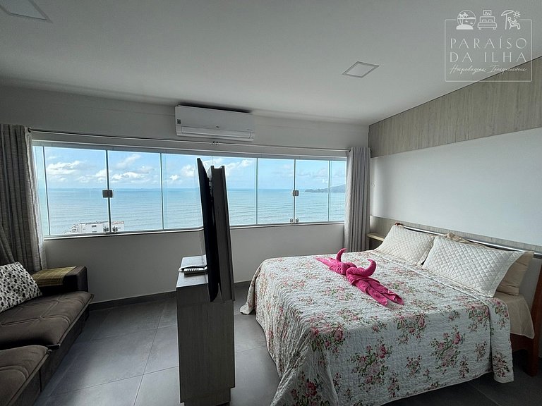 Loft Vista Impressionante, Ar Cond e Vaga Garagem