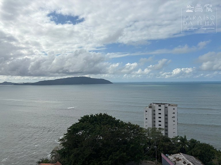 Loft Vista Impressionante, Ar Cond e Vaga Garagem