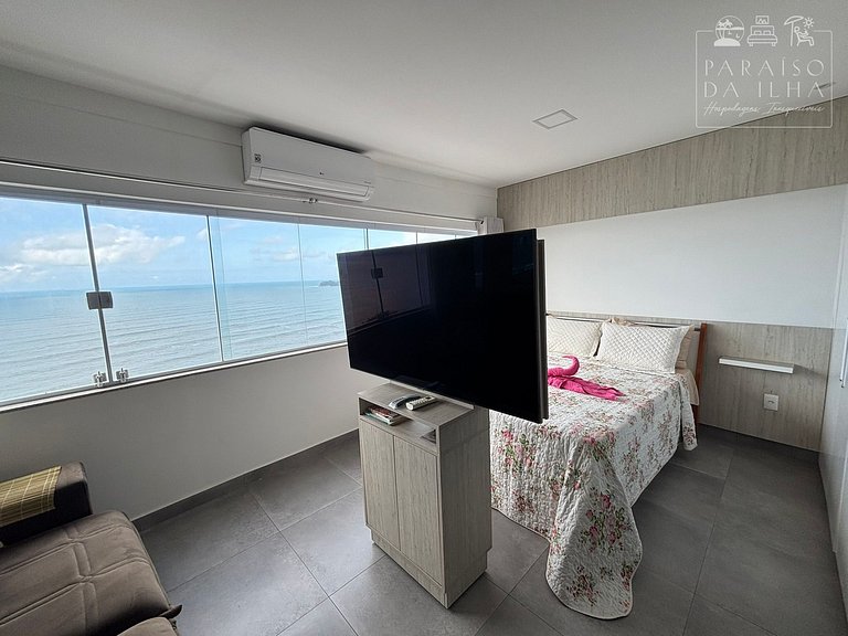 Loft Vista Impressionante, Ar Cond e Vaga Garagem