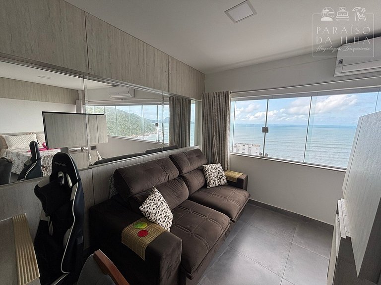 Loft Vista Impressionante, Ar Cond e Vaga Garagem
