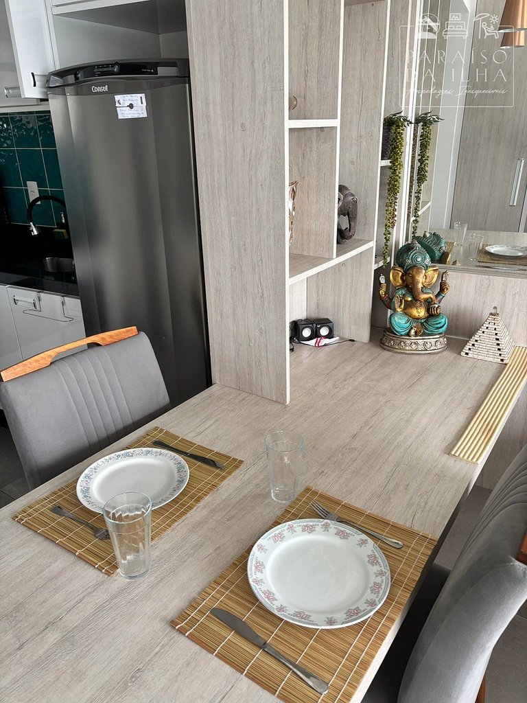 Loft Vista Impressionante, Ar Cond e Vaga Garagem