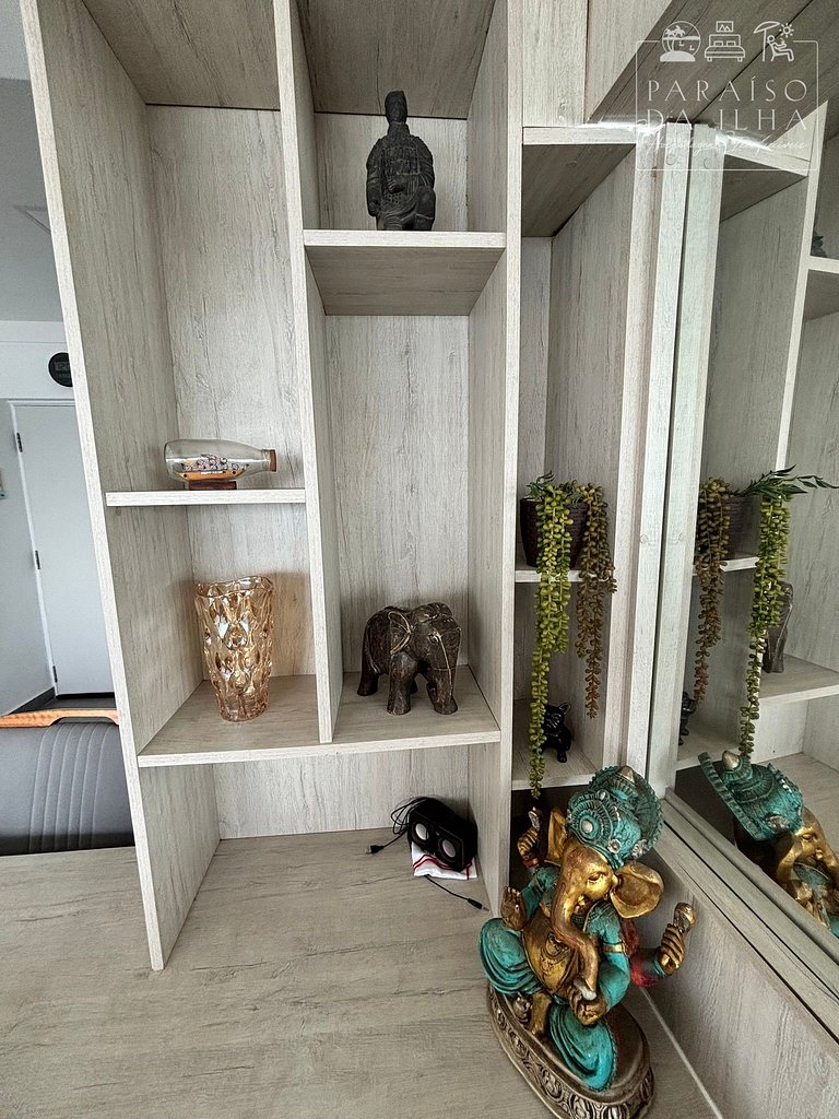 Loft Vista Impressionante, Ar Cond e Vaga Garagem