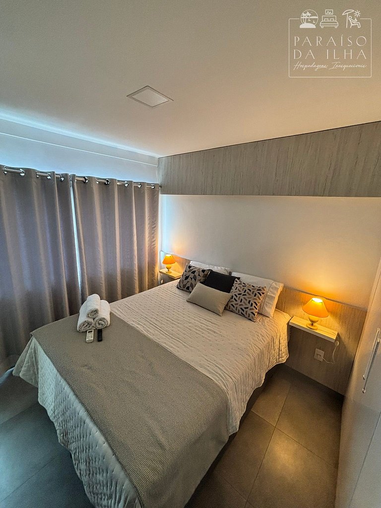 Loft Vista Impressionante, Ar Cond e Vaga Garagem